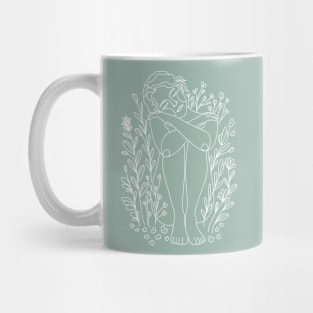 Flower Child Line Art Mug